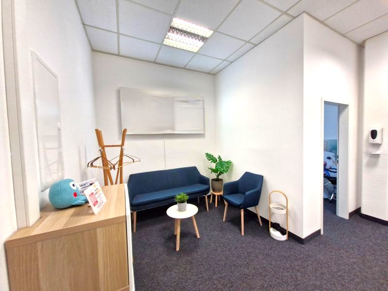 Blick auf den Empfang