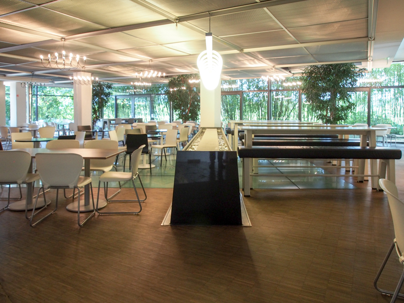 Showroom, ehemalige Kantine