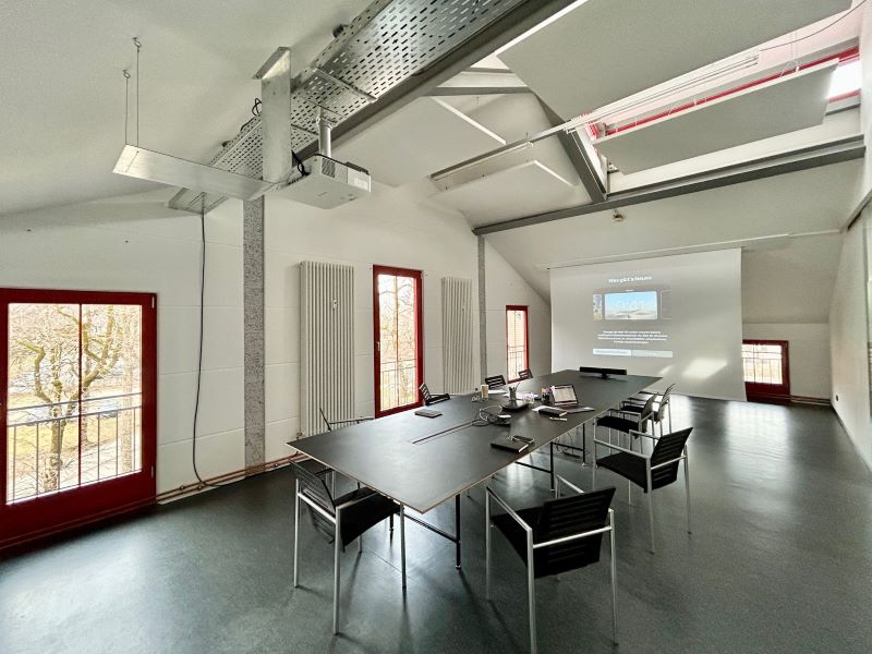 Blick in die Bürofläche