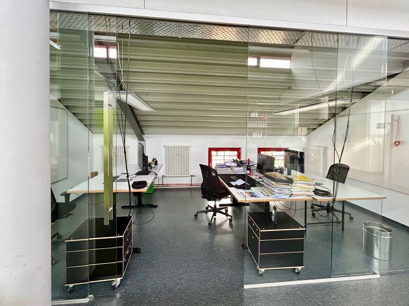 Blick in die Bürofläche