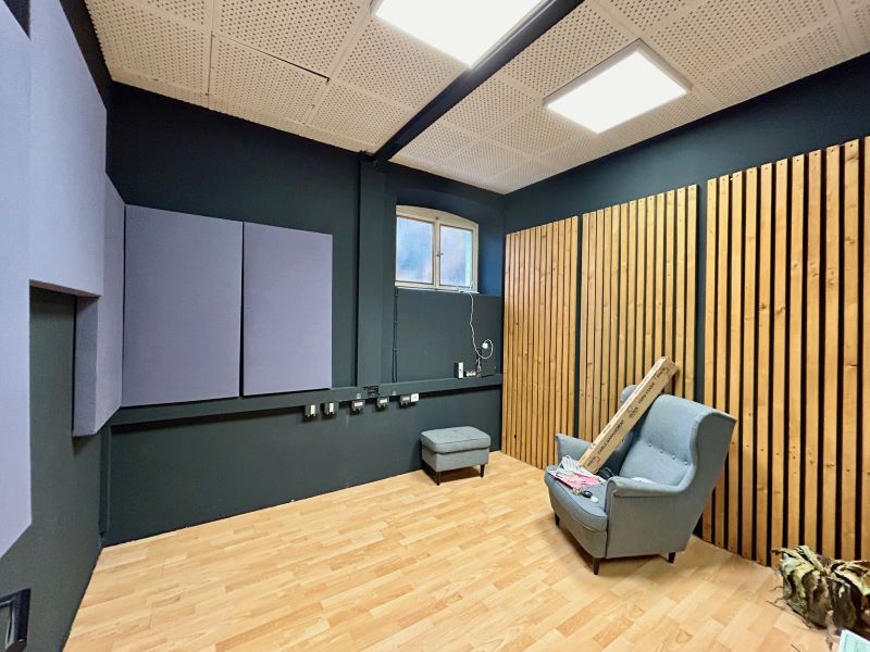 Blick in die Gewerbefläche